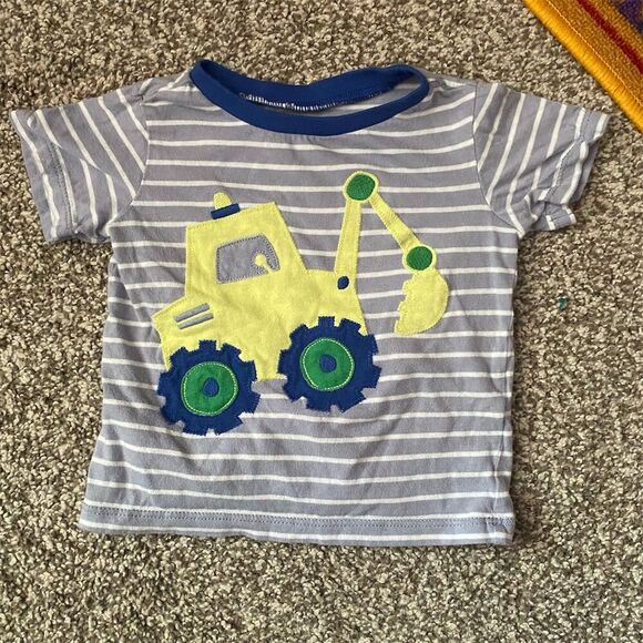 Toddler Boys Digger T-Shirt Blue 6-9 Months First impressions - Picture 1 of 2